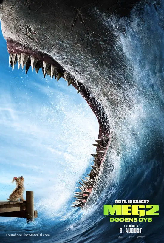 Meg 2: The Trench - Danish Movie Poster