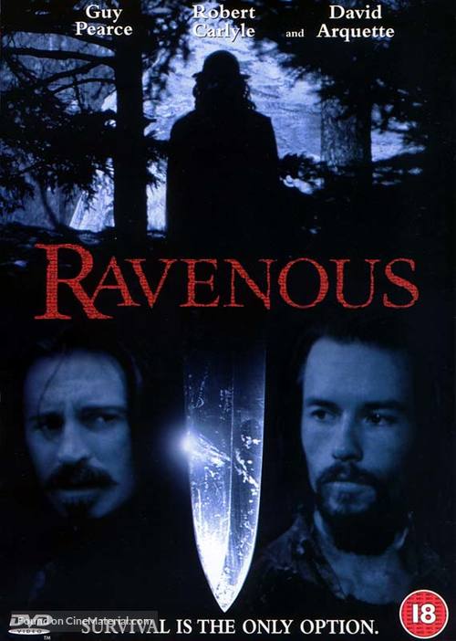 Ravenous - British DVD movie cover