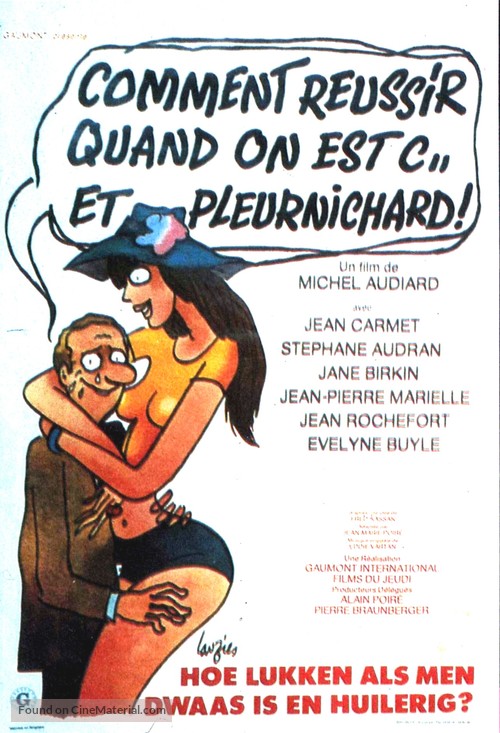 Comment r&eacute;ussir... quand on est con et pleurnichard - Belgian Movie Poster