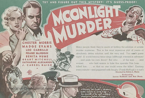 Moonlight Murder - poster