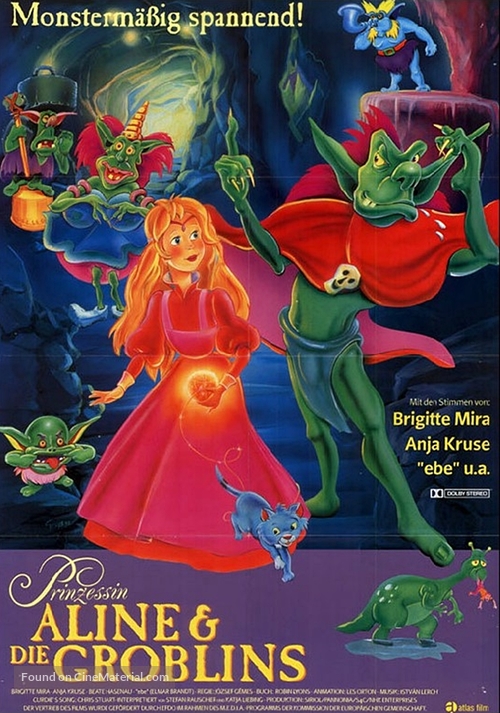 The Princess and the Goblin - German Movie Poster