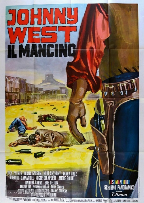 Johnny West il mancino - Italian Movie Poster