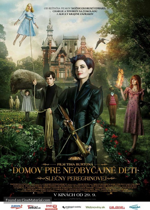 Miss Peregrine&#039;s Home for Peculiar Children - Slovak Movie Poster