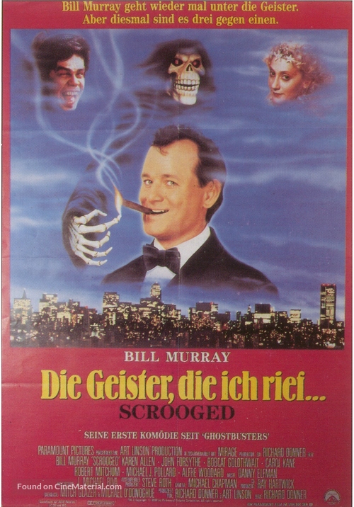 Scrooged - German Movie Poster