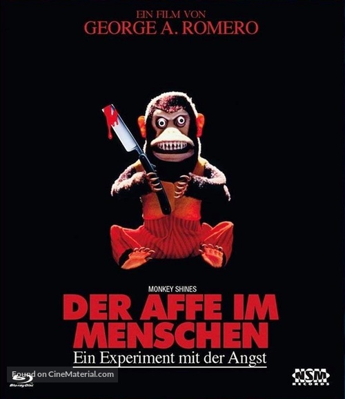 Monkey Shines - Austrian Blu-Ray movie cover