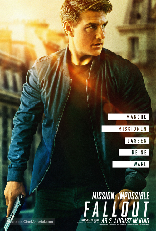 Mission: Impossible - Fallout - German Movie Poster