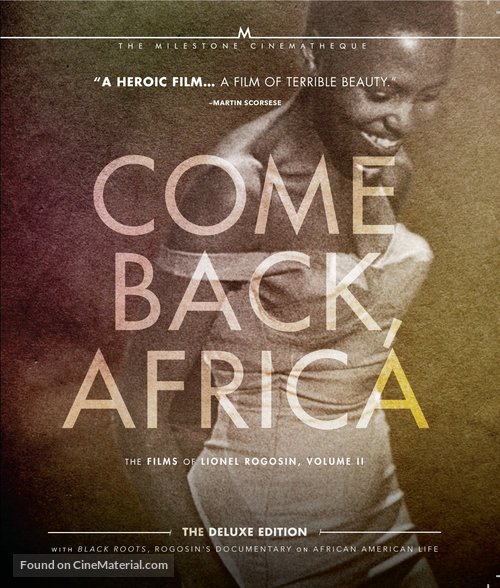 Come Back, Africa - Blu-Ray movie cover
