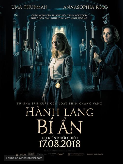 Down a Dark Hall - Vietnamese Movie Poster