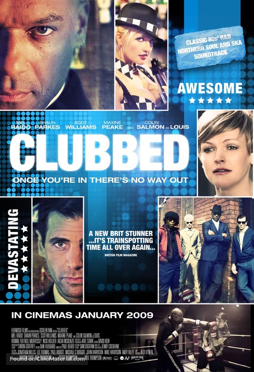 Clubbed - British Movie Poster