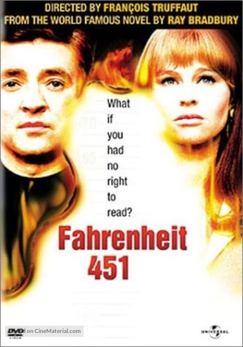 Fahrenheit 451 - DVD movie cover