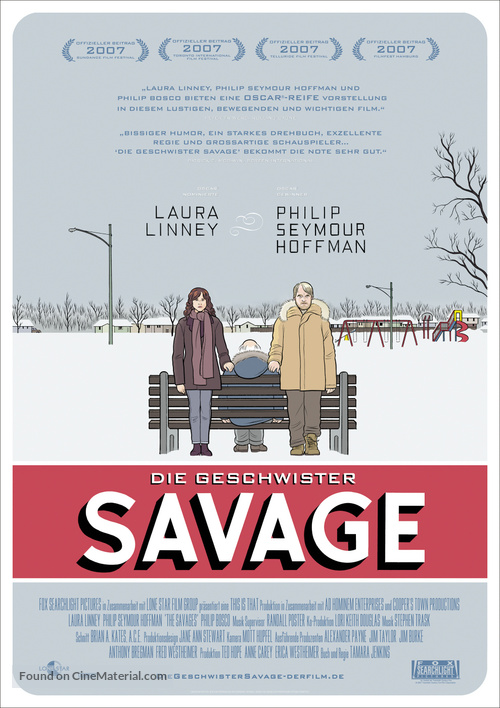 The Savages - German Movie Poster