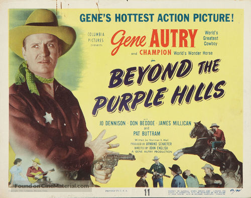 Beyond the Purple Hills - Movie Poster