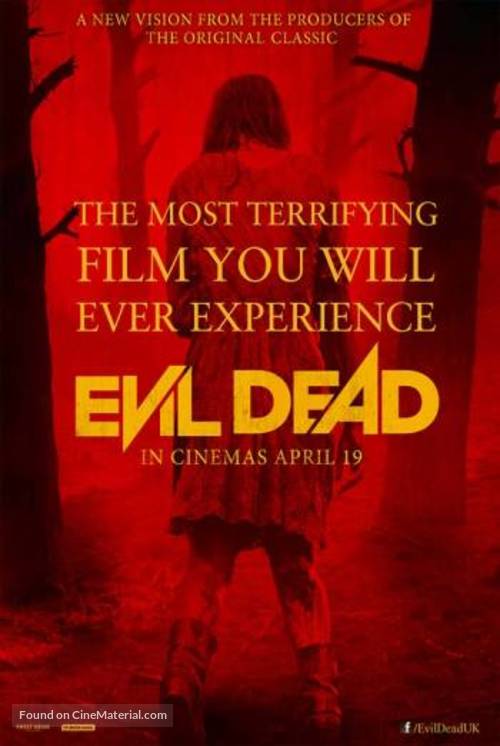 Evil Dead - British Movie Poster