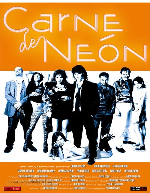 Carne de ne&oacute;n - Spanish Movie Poster