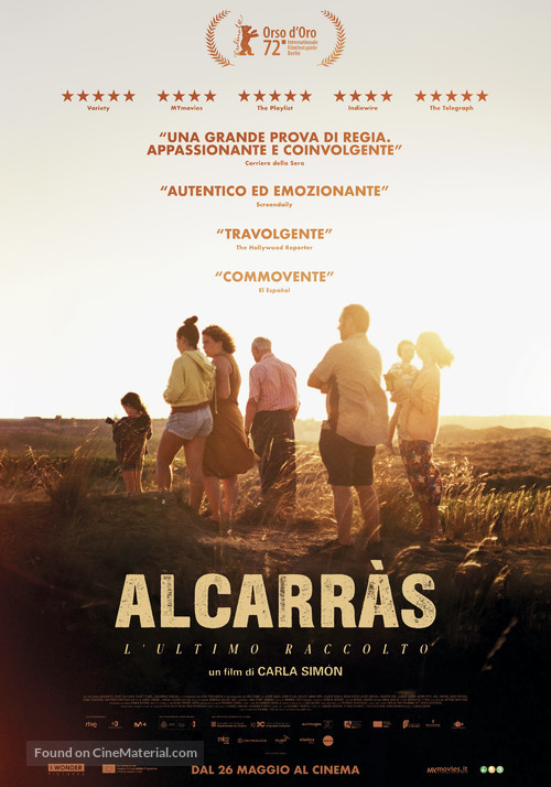 Alcarr&agrave;s - Italian Movie Poster