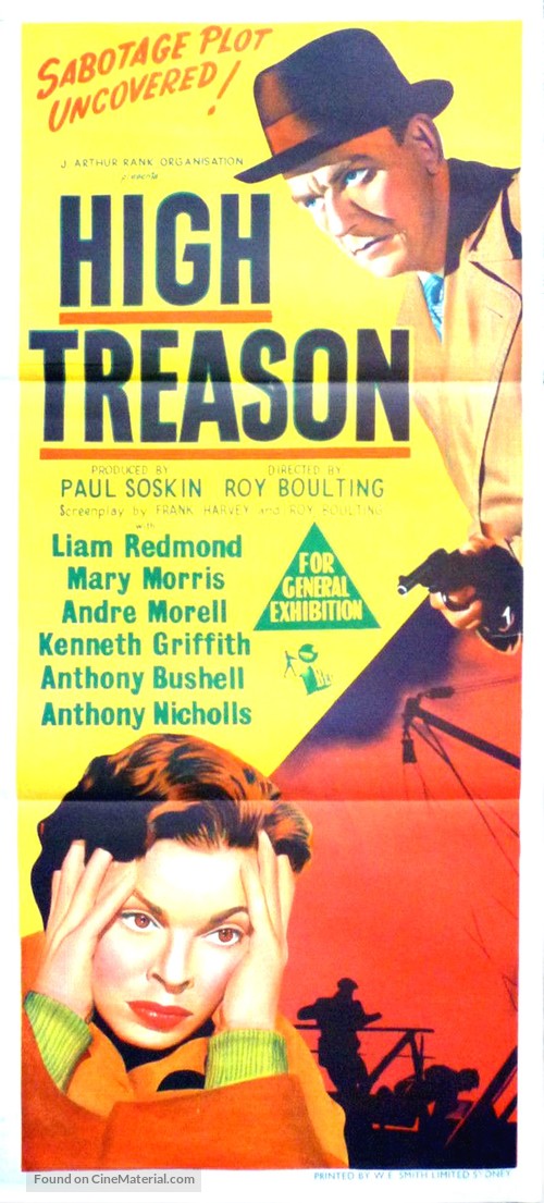 High Treason - Australian Movie Poster