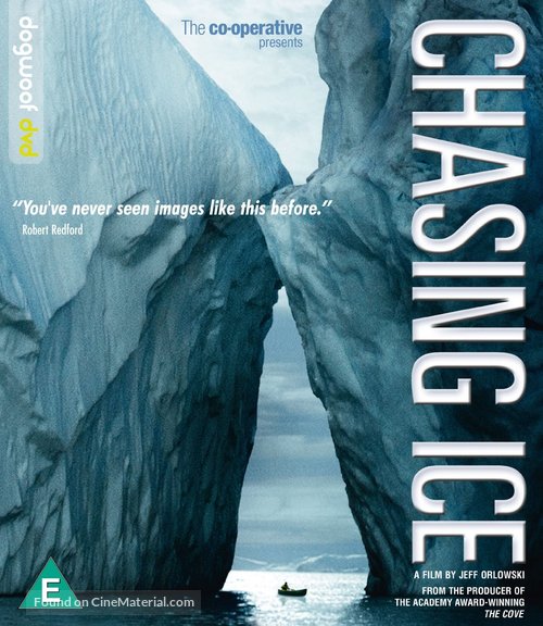 Chasing Ice - British Blu-Ray movie cover