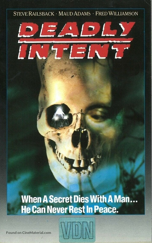 Deadly Intent - Dutch VHS movie cover