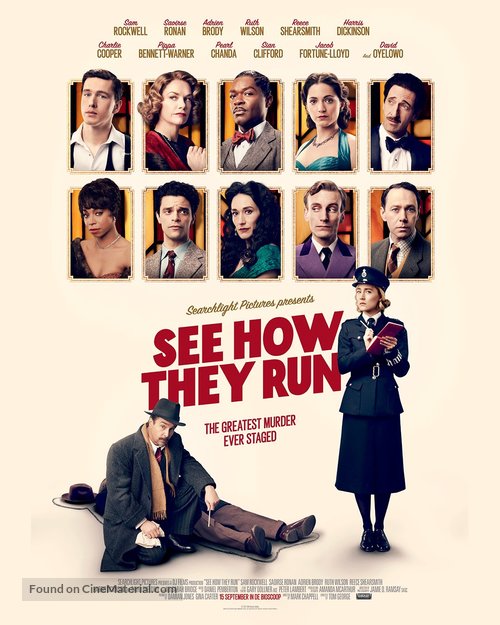See How They Run - Dutch Movie Poster