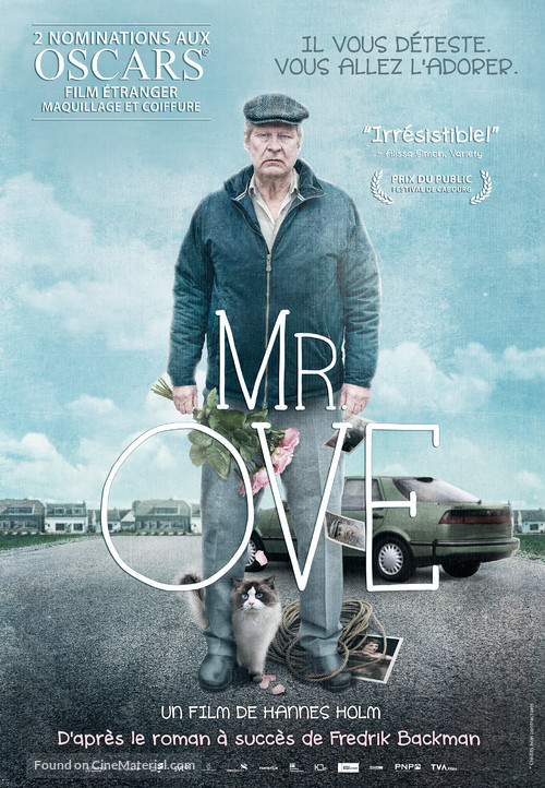 En man som heter Ove - Canadian Movie Poster