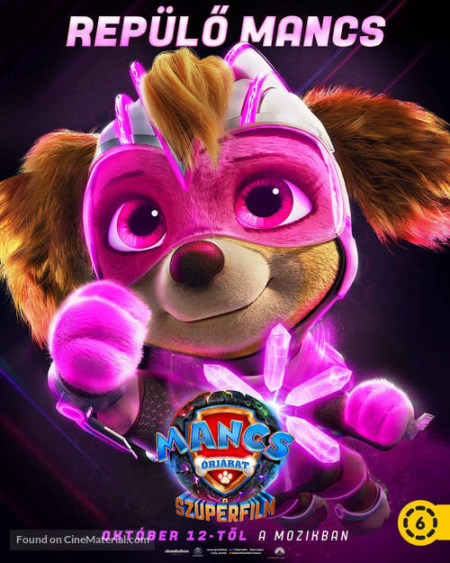 PAW Patrol: The Mighty Movie - Hungarian Movie Poster