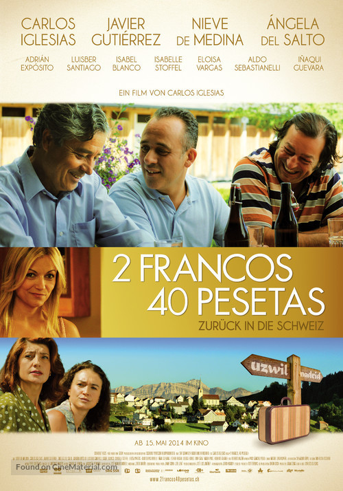 2 francos, 40 pesetas - Swiss Movie Poster