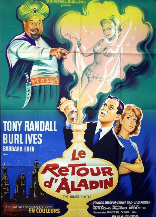 The Brass Bottle - French Movie Poster