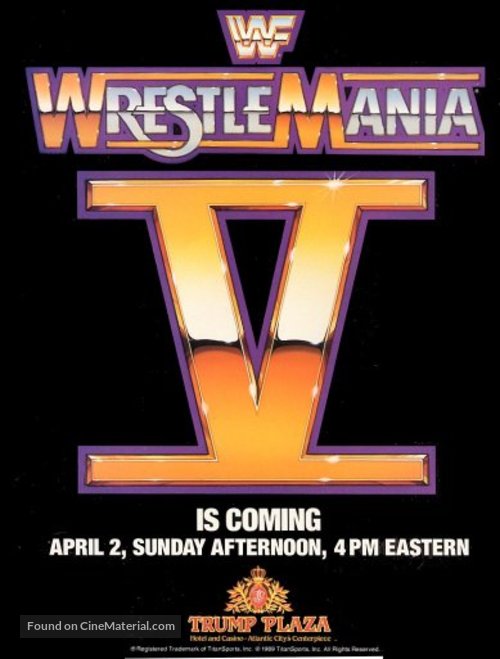 WrestleMania V - Movie Poster