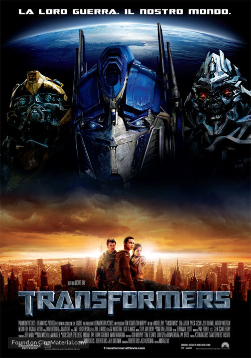 Transformers - Italian Movie Poster
