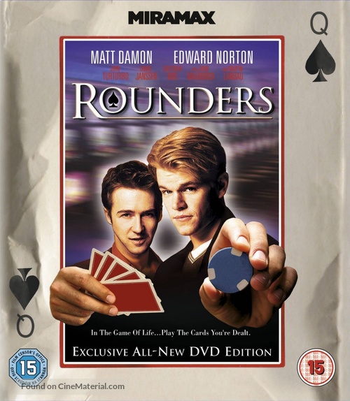 Rounders - British Blu-Ray movie cover