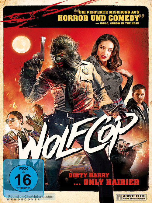 WolfCop - German Blu-Ray movie cover