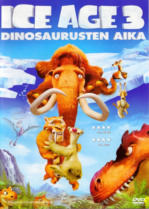 Ice Age: Dawn of the Dinosaurs - Finnish Movie Cover