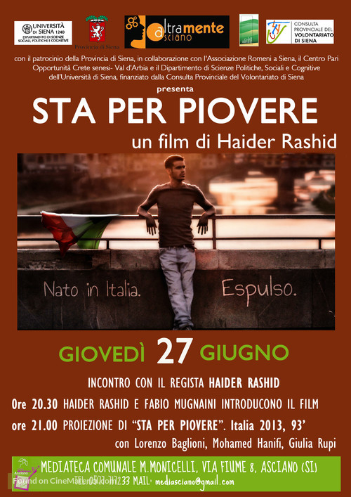 Sta per piovere - Italian Movie Poster