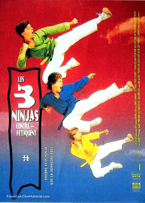3 Ninjas Kick Back - French Movie Poster