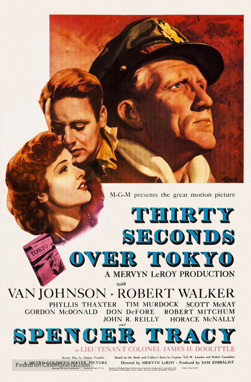 Thirty Seconds Over Tokyo - Movie Poster