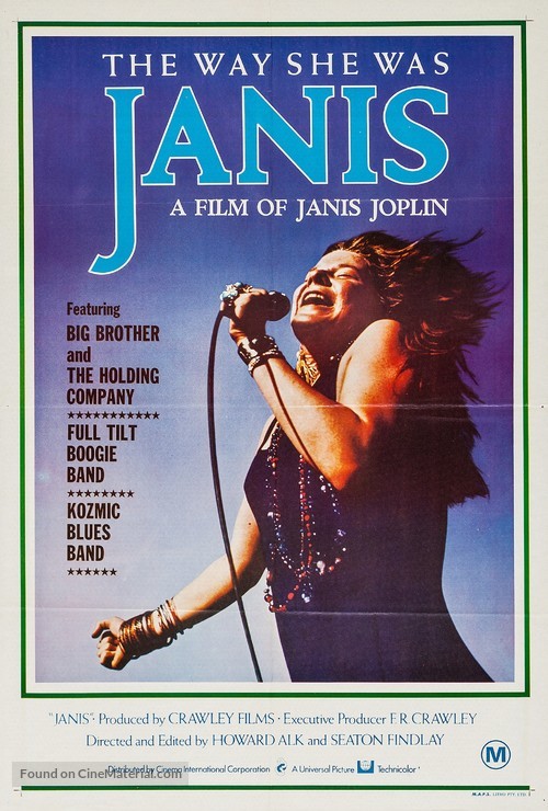 Janis - Australian Movie Poster