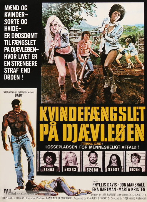 Terminal Island - Danish Movie Poster