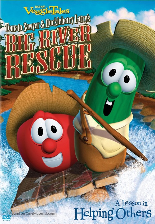 VeggieTales: Tomato Sawyer &amp; Huckleberry Larry&#039;s Big River Rescue - DVD movie cover