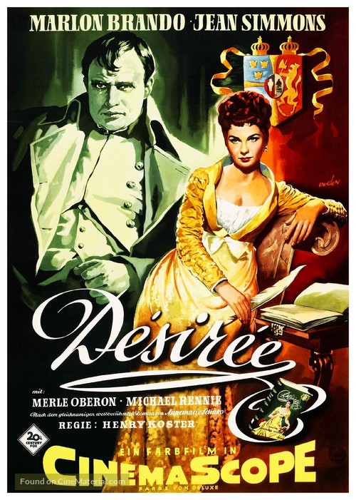 Desir&eacute;e - German Movie Poster