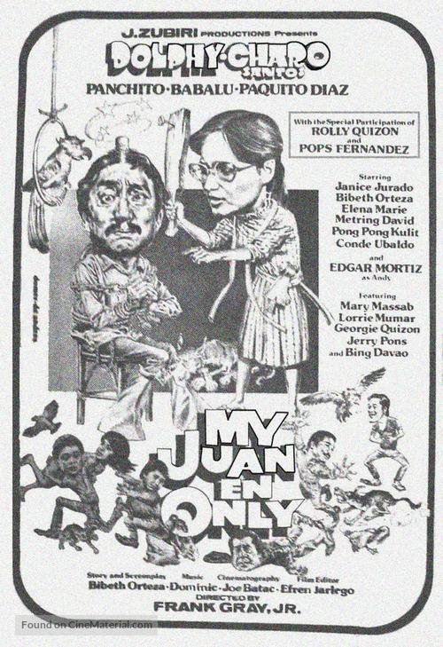 My Juan en only - Philippine Movie Poster