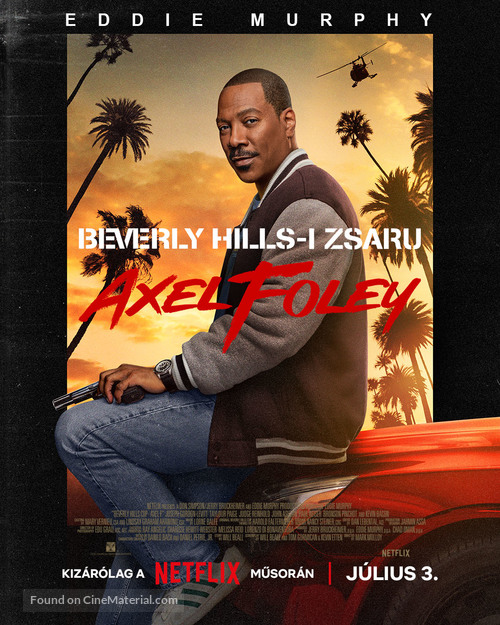 Beverly Hills Cop: Axel F - Hungarian Movie Poster