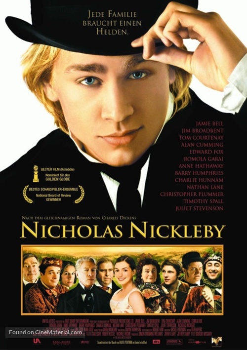 Nicholas Nickleby - German Theatrical movie poster