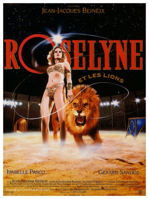 Roselyne et les lions - French Movie Poster