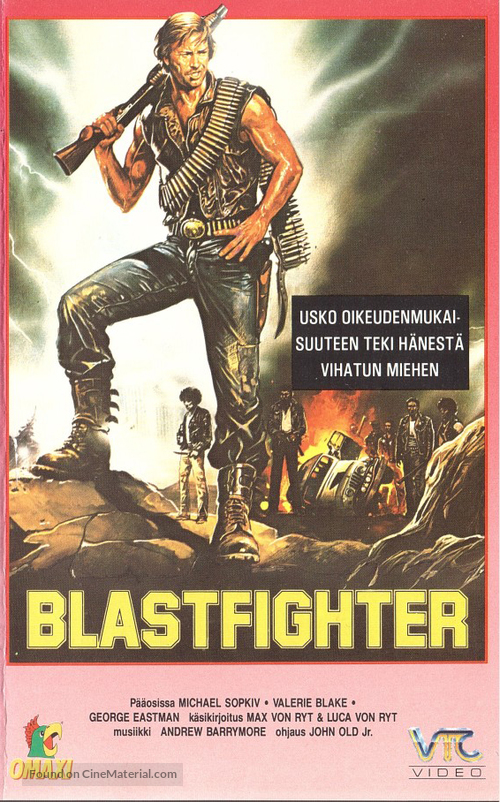Blastfighter - Finnish VHS movie cover