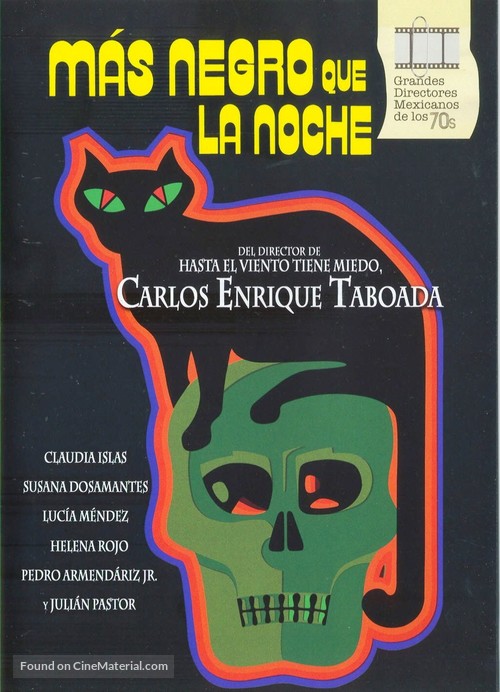 M&aacute;s negro que la noche - Spanish Movie Cover