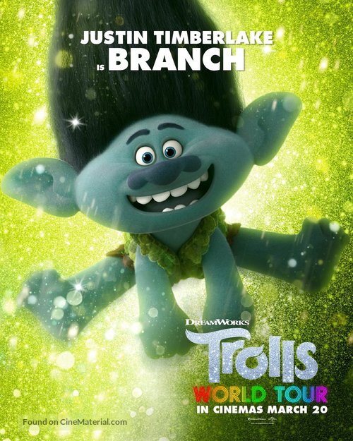 Trolls World Tour (2020) British movie poster