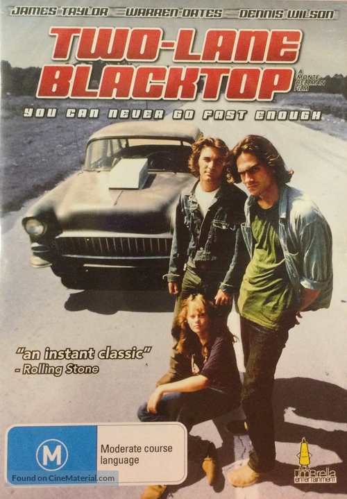 Two-Lane Blacktop - Australian Movie Cover