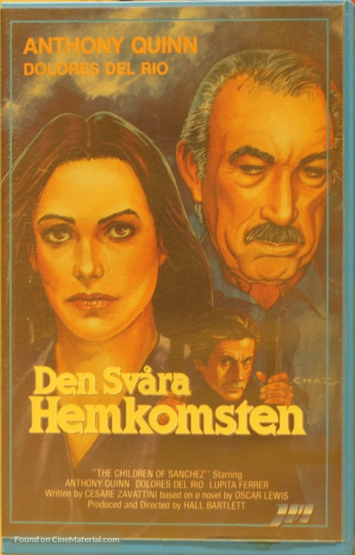 The Children of Sanchez - Swedish VHS movie cover