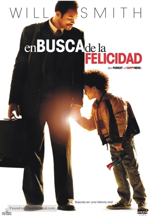 The Pursuit of Happyness - Mexican DVD movie cover