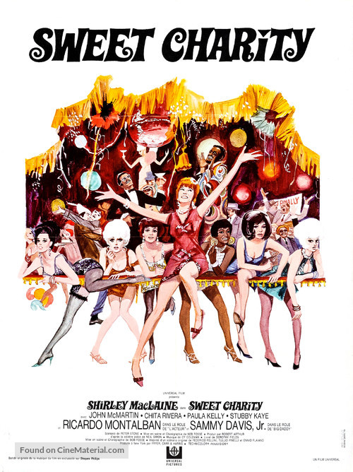 Sweet Charity - French Movie Poster